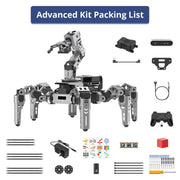 ROSpider ROS2 Hexapod Robot with Jetson/Raspberry Pi, Multimodal Large AI Models, ChatGPT, 3D Vision, SLAM Mapping & Navigation