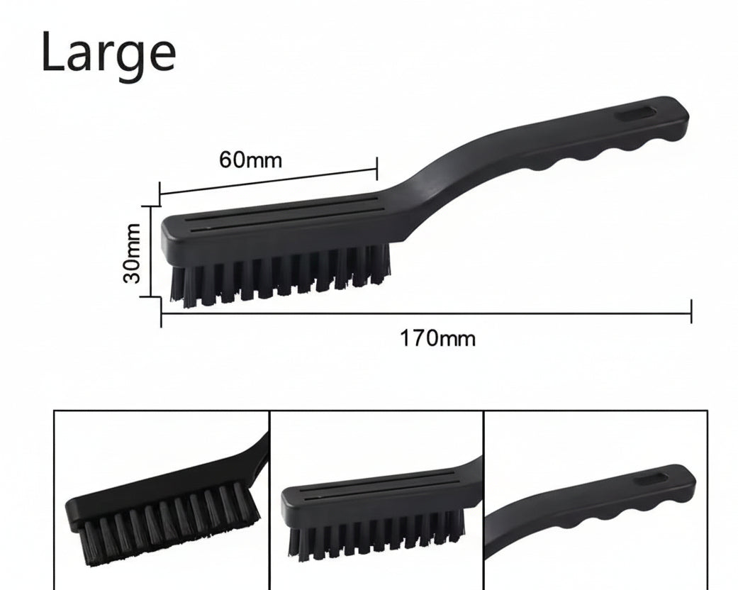 Anti-Static PCB Rework Cleaning Brush Set – Black Non-Slip