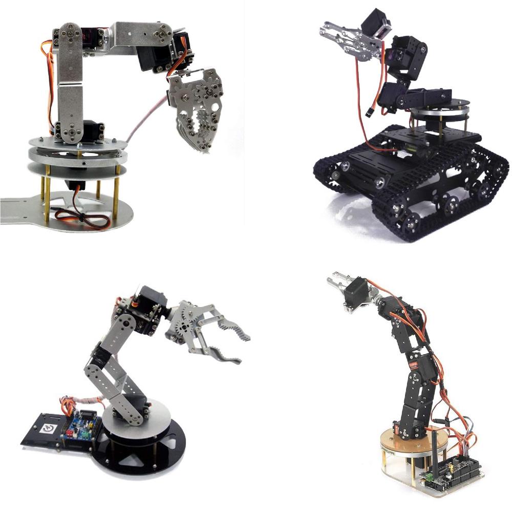 6 DOF Robot Arm - Metal Alloy Mechanical Arm Kit