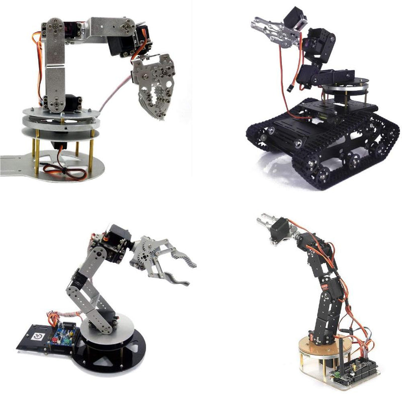 Load image into Gallery viewer, 6 DOF Robot Arm - Metal Alloy Mechanical Arm Kit
