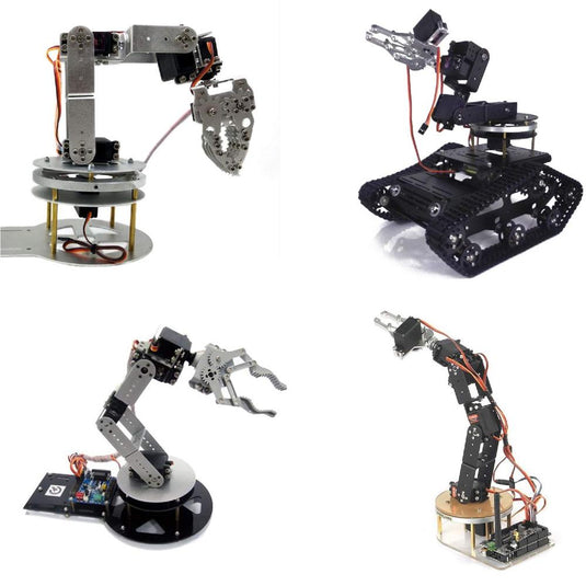 6 DOF Robot Arm - Metal Alloy Mechanical Arm Kit