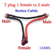 XT30 / XT60 / XT90 / T-Plug M to F Extension Cables