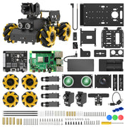 TurboPi Raspberry Pi Omnidirectional Mecanum Wheels Robot Car