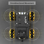 TurboPi Raspberry Pi Omnidirectional Mecanum Wheels Robot Car