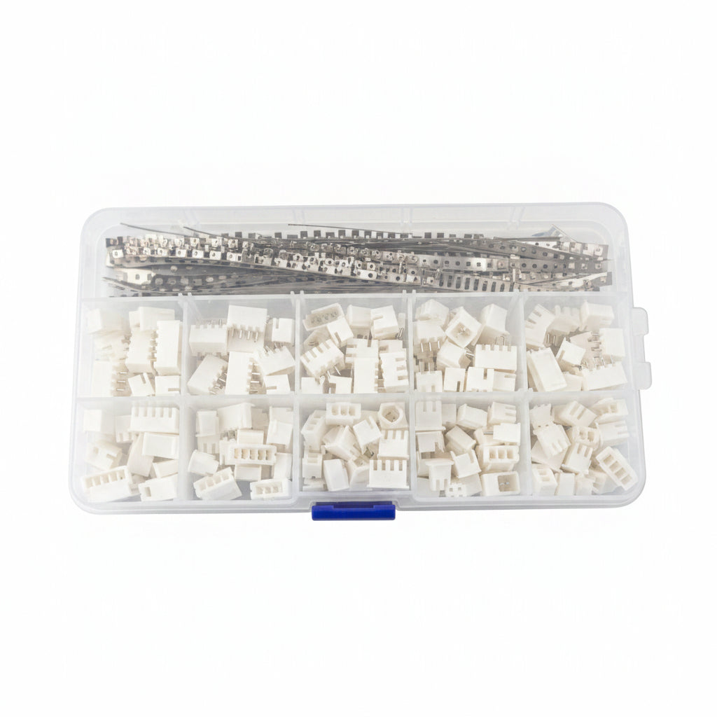 460PCS JST PH 2.0 / XH 2.54 Connector Kit – 2P to 6P Male & Female Housing with Crimp Terminals