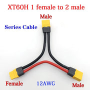XT30 / XT60 / XT90 / T-Plug M to F Extension Cables