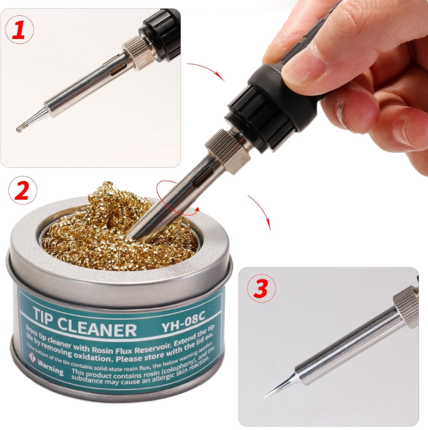 YH 08C Soldering Iron Tip Cleaner