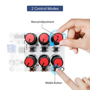 Hiwonder 6 Channel Digital Servo Tester with Over-Current Protection