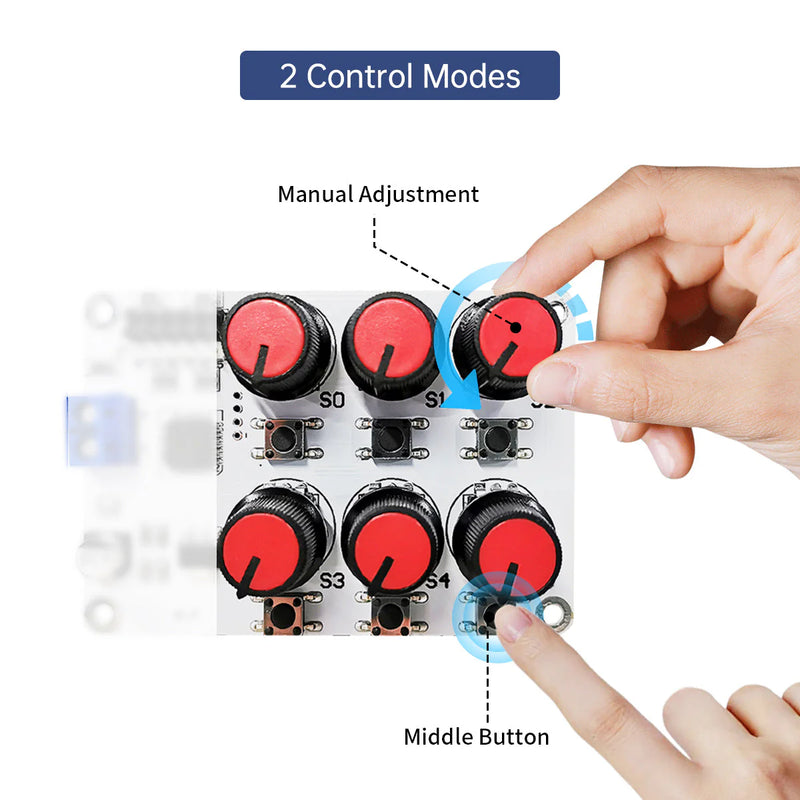 Load image into Gallery viewer, Hiwonder 6 Channel Digital Servo Tester with Over-Current Protection
