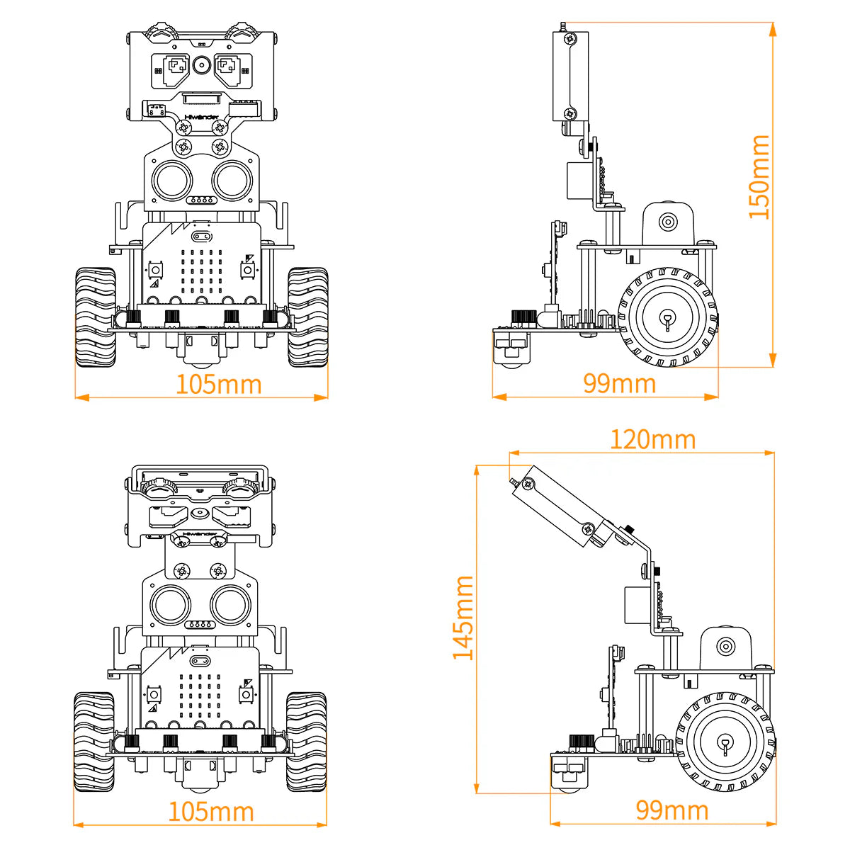 AI Vision Robot Nexbit, micro:bit Programming Educational Robot