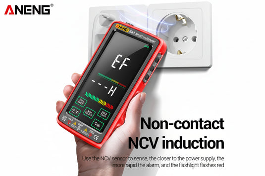 ANENG 683 Rechargeable Digital Multimeter with Large Touch Screen and Anti-Burn Technology