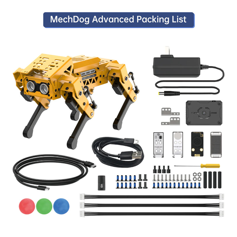 Load image into Gallery viewer, MechDog - Open Source AI Robot Dog with ESP32 Controller
