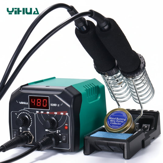 939D-II 3in1 Constant temperature LED digital display Wood Burning tools Pyrography Station