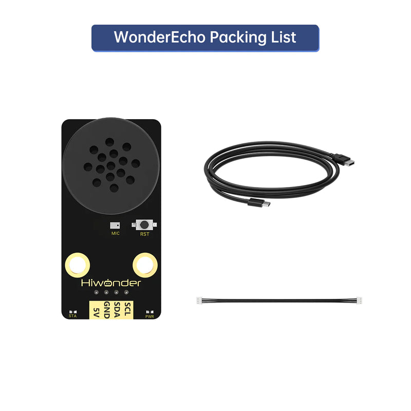 Load image into Gallery viewer, Hiwonder WonderEcho AI Voice Recognition Module
