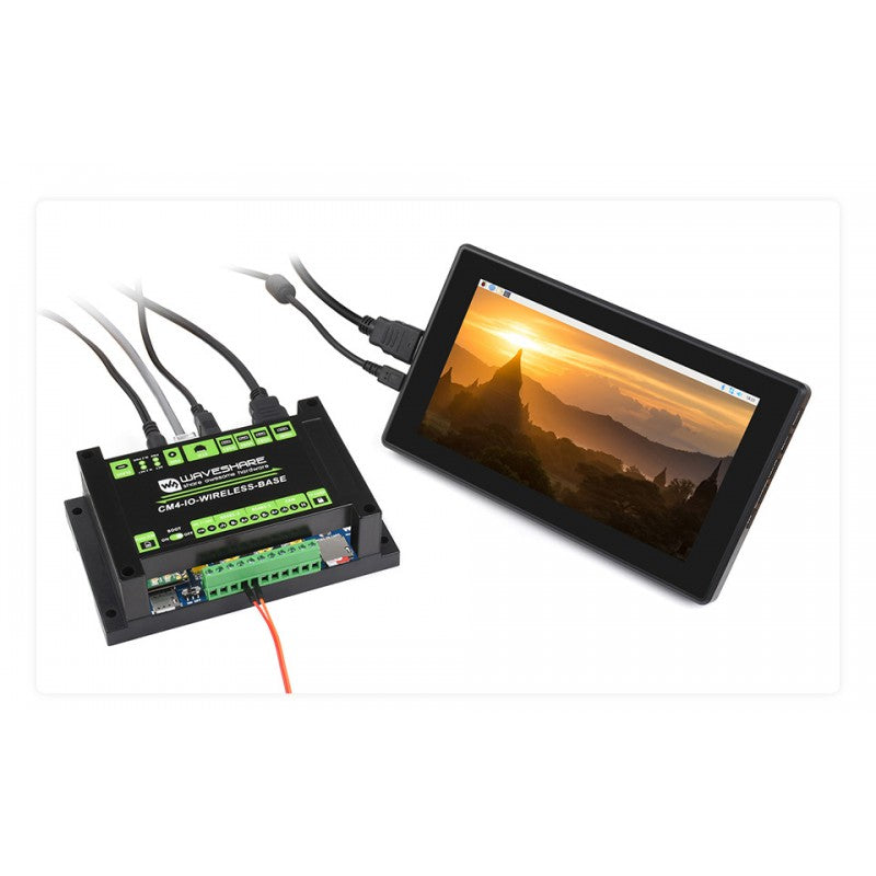 Load image into Gallery viewer, Industrial IoT 5G/4G Wireless Expansion Module Designed for Raspberry Pi Compute Module 4, With UPS Module
