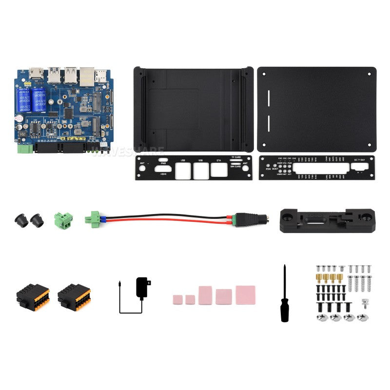 Industrial Computer for Raspberry Pi Compute Module 5 - CM5-HMI-BOX-A