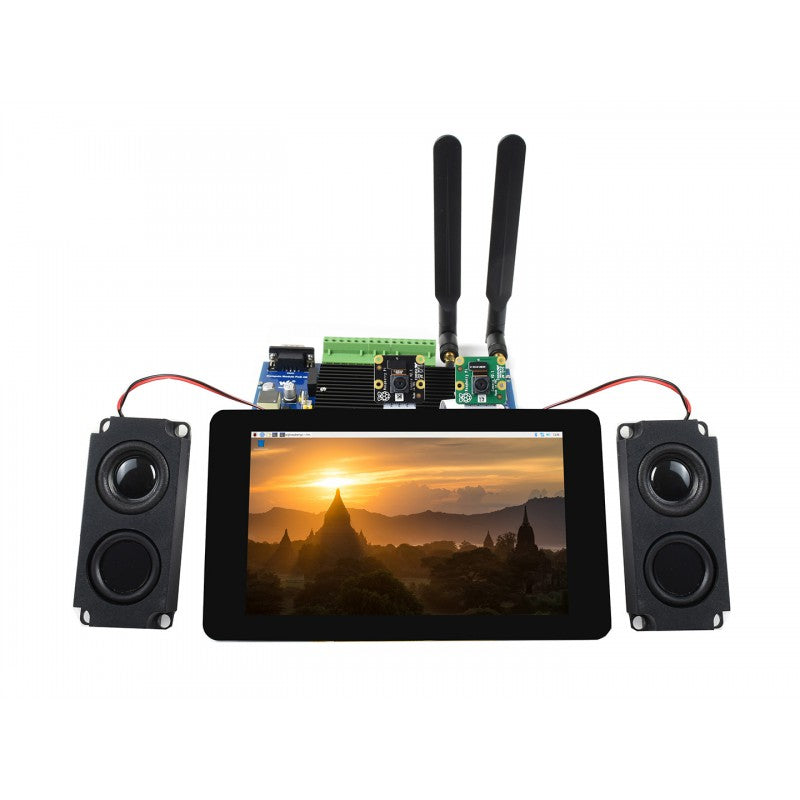 Load image into Gallery viewer, Compute Module Industrial IoT Base Board, 4G / PoE Feature, For Raspberry Pi CM4S / CM3 Series
