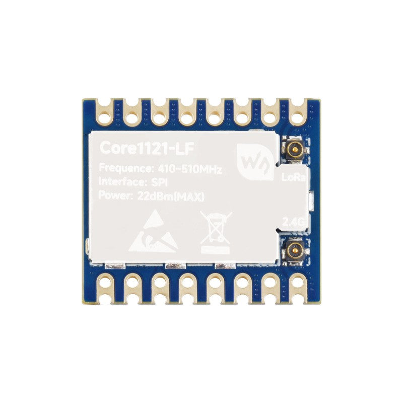 Core1121 LF/HF Dual-Band LoRa Module, Based on Low-Power LR1121 Transceiver