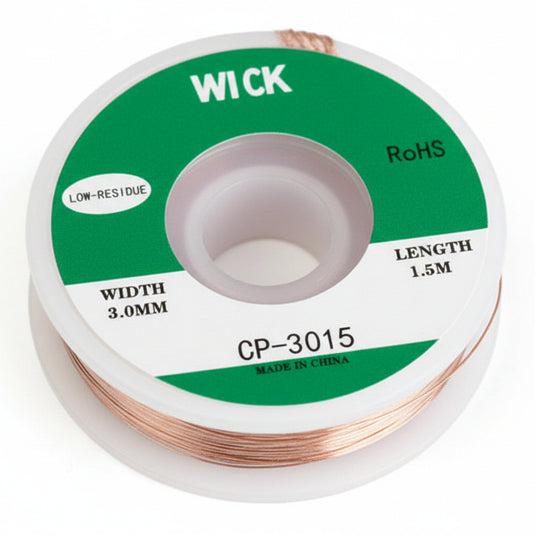 Solder Wick (Desoldering Braid) – Copper, Fluxed