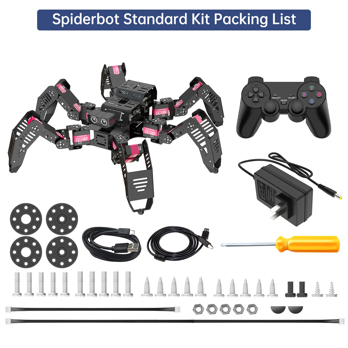 Spiderbot: Hiwonder Hexapod Programming Robot for Arduino