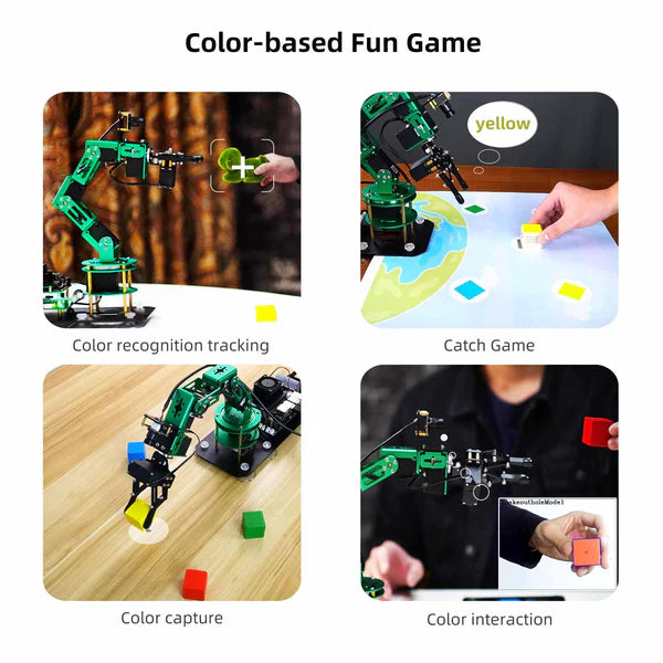 Load image into Gallery viewer, Yahboom DOFBOT AI Vision Robotic Arm with ROS Python programming for Raspberry Pi 5
