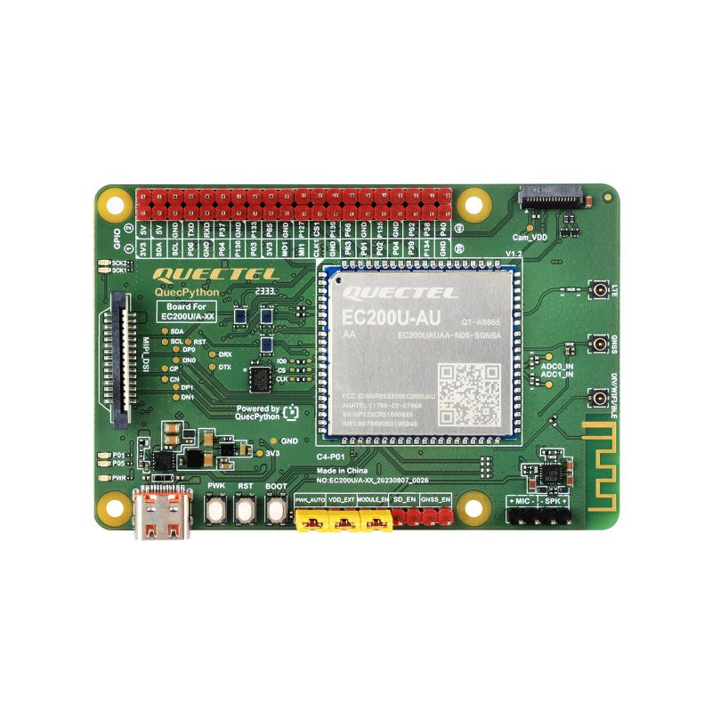 Load image into Gallery viewer, EC200U-AU C4-P01 development board Designed for QuecPython
