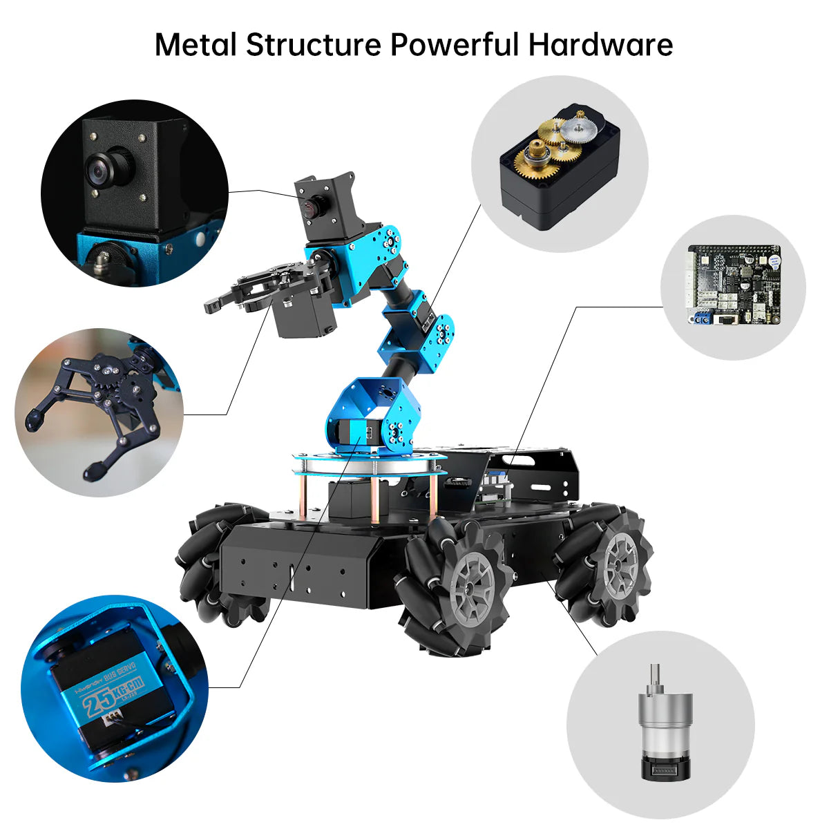 Hiwonder ArmPi Pro Raspberry Pi 5 ROS Robotic Arm Developer Kit