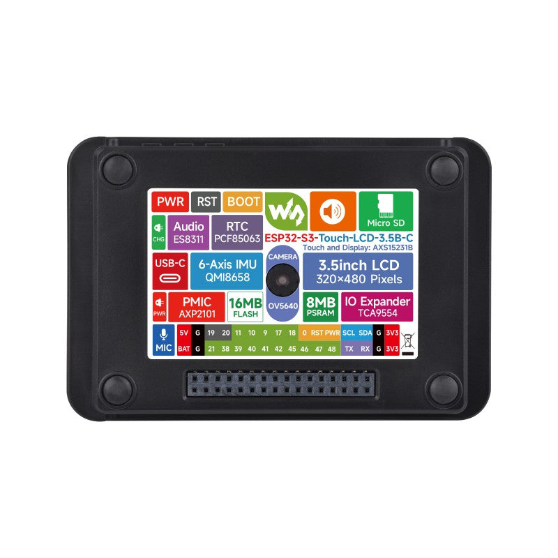 ESP32-S3 3.5inch Capacitive Touch Display Development Board Type B, 320×480 Pixels