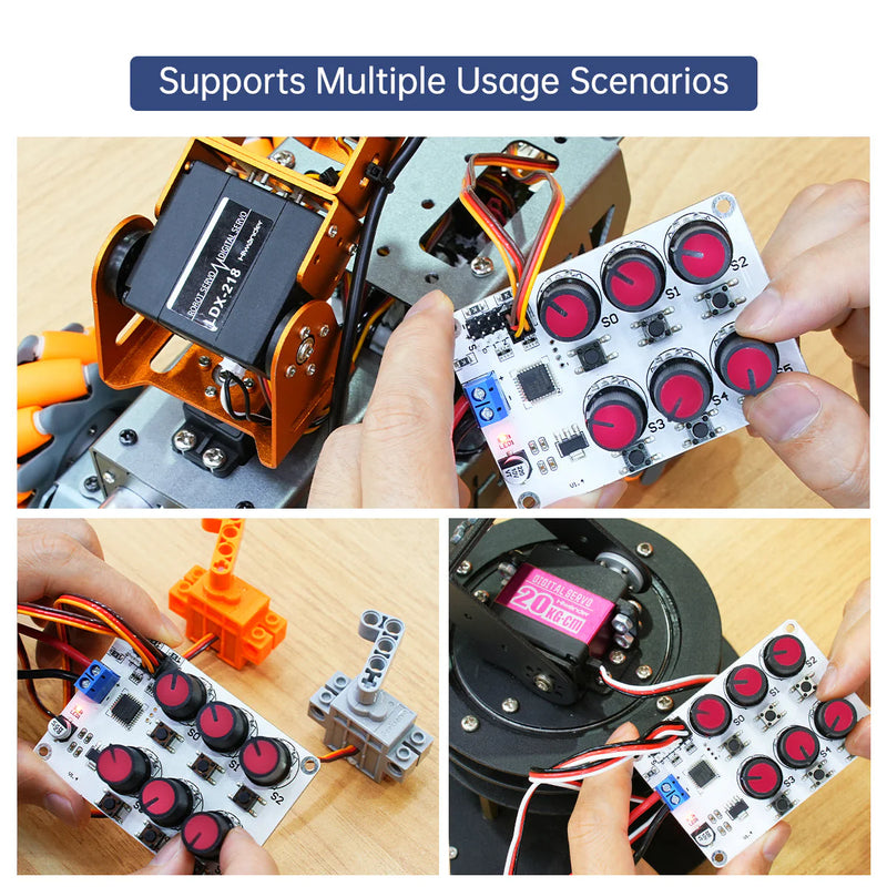 Load image into Gallery viewer, Hiwonder 6 Channel Digital Servo Tester with Over-Current Protection
