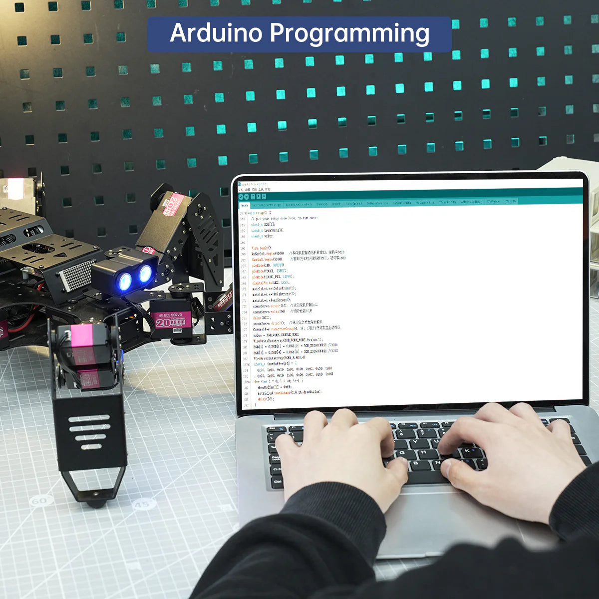 Spiderbot: Hiwonder Hexapod Programming Robot for Arduino
