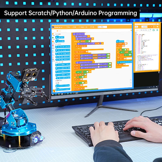 Hiwonder xArm AI Programmable Desktop Robot Arm with AI Vision &; Voice Interaction