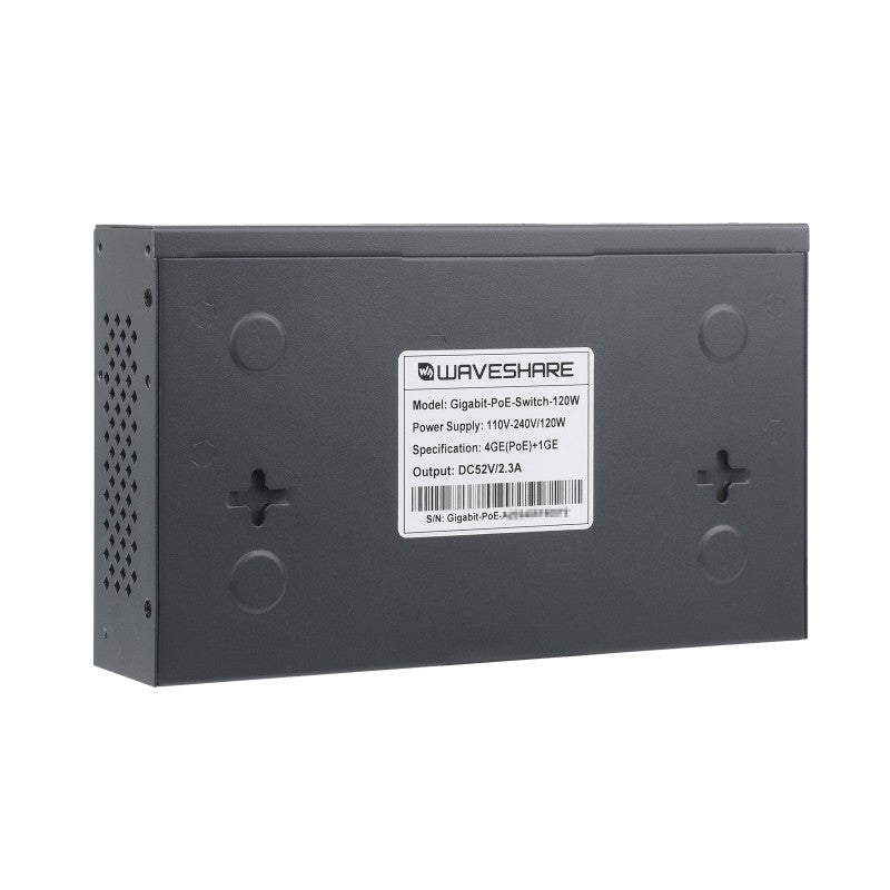 Load image into Gallery viewer, 120W Gigabit Ethernet PoE Switch, 4x PoE+ Ports, Up To 30W Per Port, 802.3af/at Compliant
