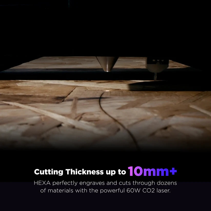 HEXA - 60W Desktop CO2 Laser Cutter