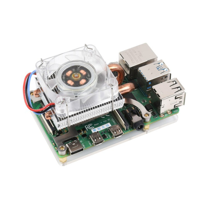 Low-Profile ICE Tower Cooling Fan for Raspberry Pi