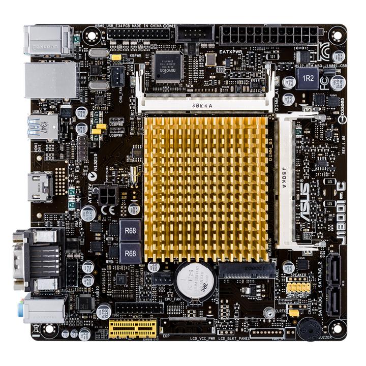 Asus J1800I-C | Intel Celeron J1800 SoC CPU board