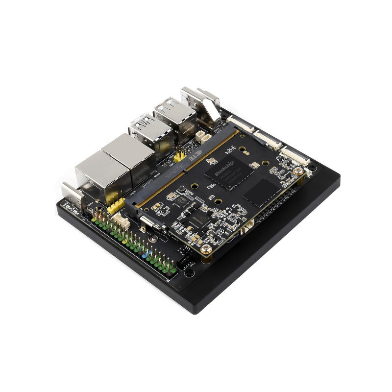 Luckfox Core3576 Edge Computing Development Board, Rockchip RK3576 Octa-Core 2.2GHz Processor, Features A big.LITTLE Architecture, 6 TOPS Computing Power NPU