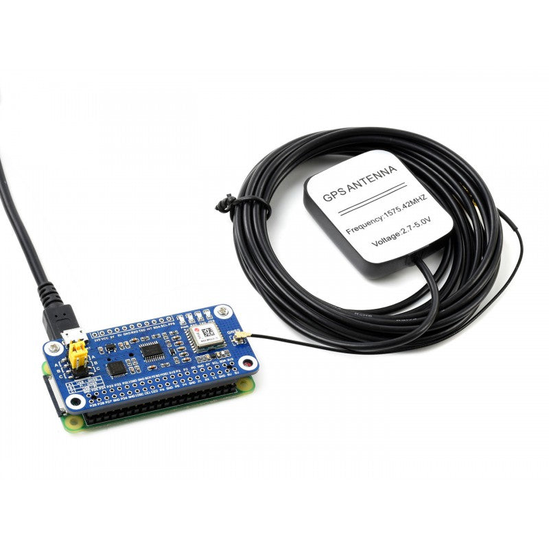 Load image into Gallery viewer, MAX-M8Q GNSS HAT for Raspberry Pi, Multi-constellation Receiver Support, GPS, Beidou, Galileo, GLONASS
