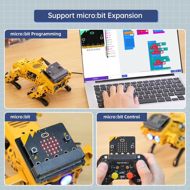 Load image into Gallery viewer, Hiwonder MechDog Pro Open-Source AI Robot Dog with Robot Arm
