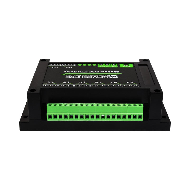 8-ch Ethernet Relay Module, Modbus RTU/Modbus TCP Protocol, PoE port Communication
