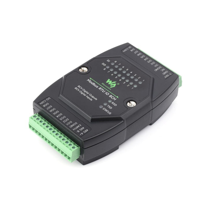 Industrial 8-Ch Digital Input and Output Module RS485 Modbus RTU ...