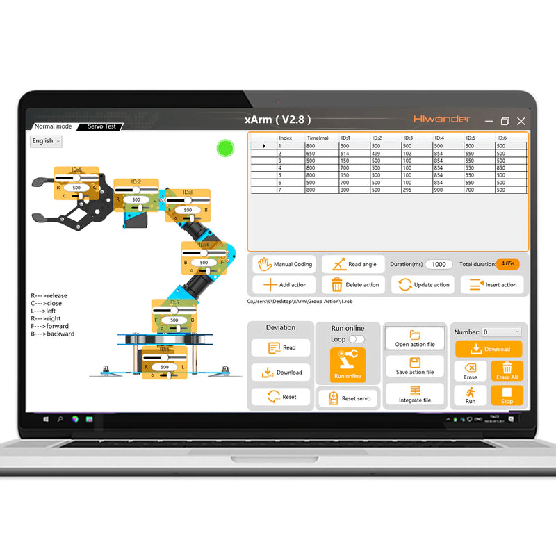 Load image into Gallery viewer, xArm ESP32 Bus Servo Robotic Arm Powered by Open-source ESP32 Python Programmable Robot

