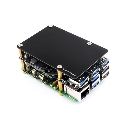 PCIe to M.2 4G/5G And USB 3.2 HAT for Raspberry Pi 5