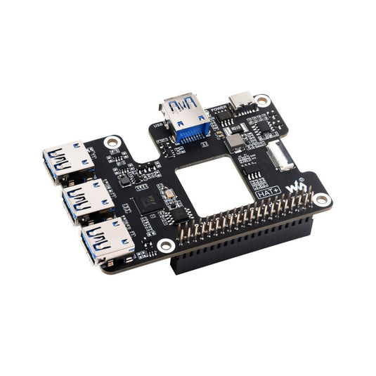 PCIe To USB 3.2 Gen1 HAT+ for Raspberry Pi 5