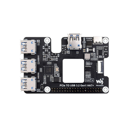 PCIe To USB 3.2 Gen1 HAT+ for Raspberry Pi 5