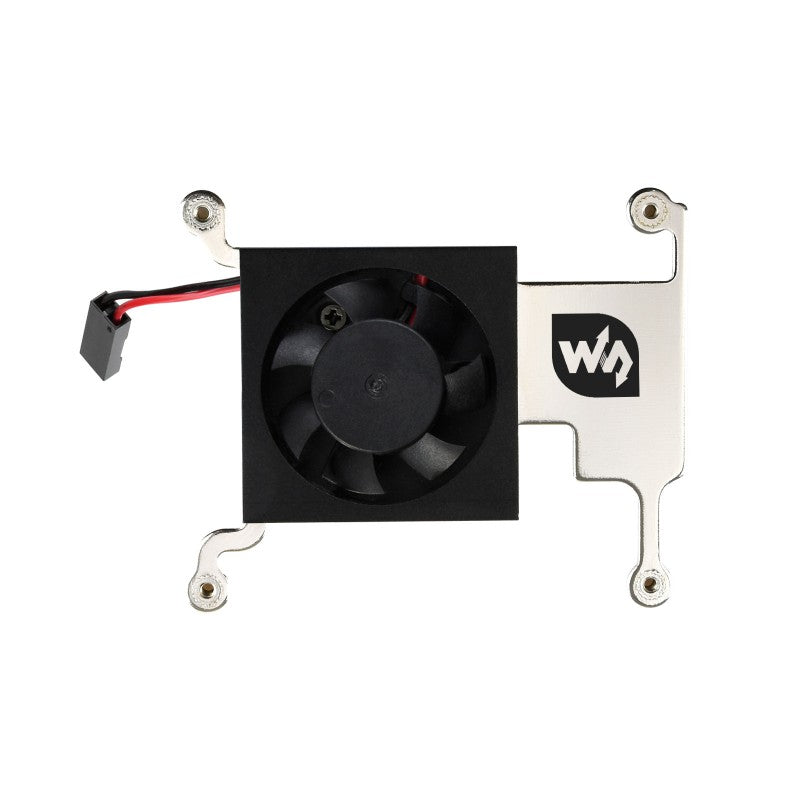 Low-Profile CPU Cooling Fan for Raspberry Pi 4B/3B+/3B, with Aluminum Alloy Bracket