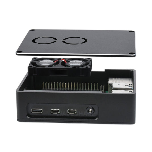 Dual Fan Case for Raspberry Pi 4