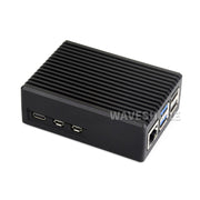 Aluminum Stripe Grooved Case For Raspberry Pi 5