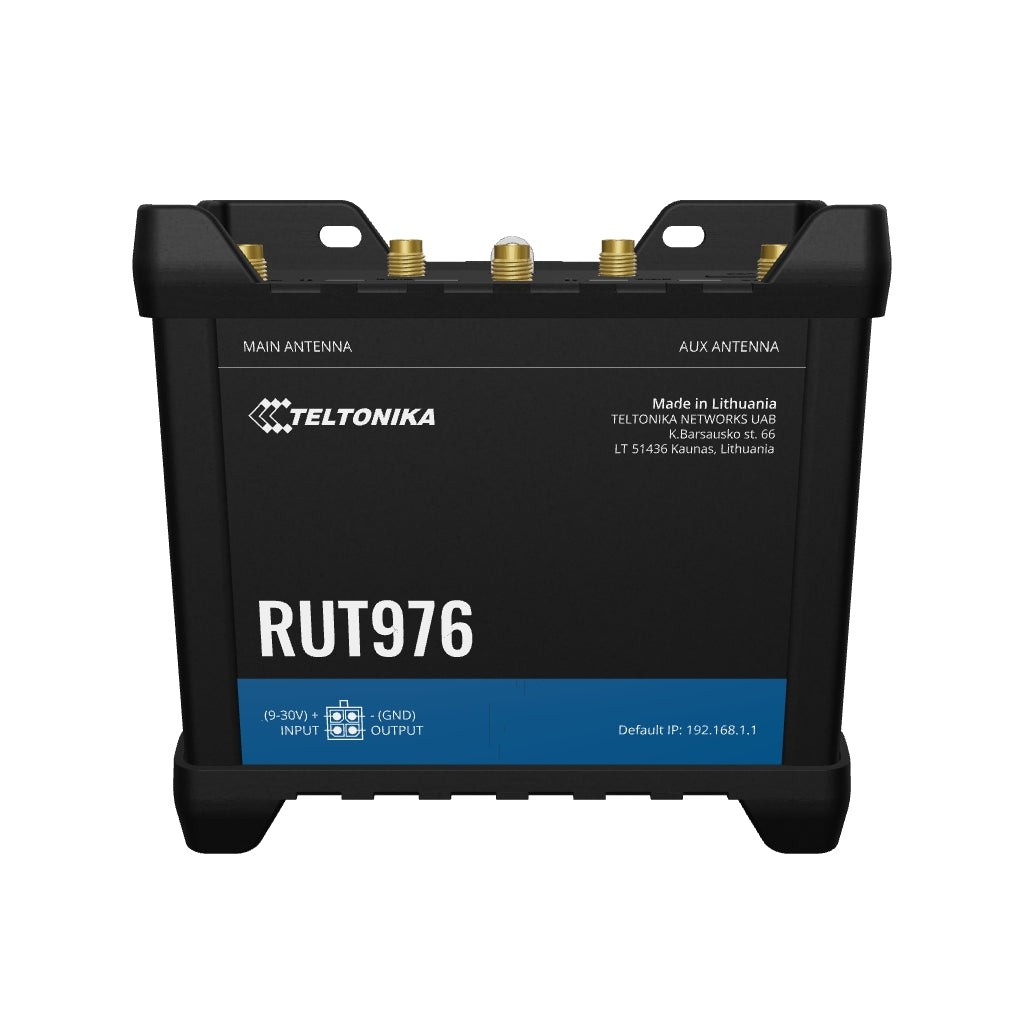 Think Code Rapid Router RUT976 REDCAP 5G ROUTER - Industrial 5G and 4G Backward Compatible ...