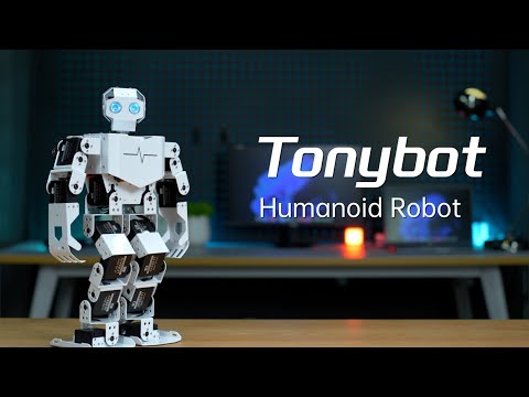 Load and play video in Gallery viewer, Hiwonder Tonybot Humanoid Robot with AI Vision &amp; Voice Interaction
