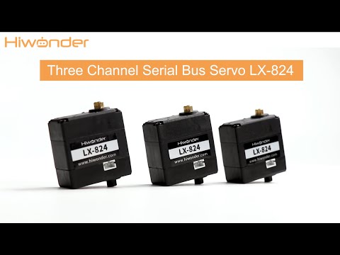 Load and play video in Gallery viewer, Hiwonder LX-824 Intelligent Three-Connectors Serial Bus Servo with Powerful Feedback Functions
